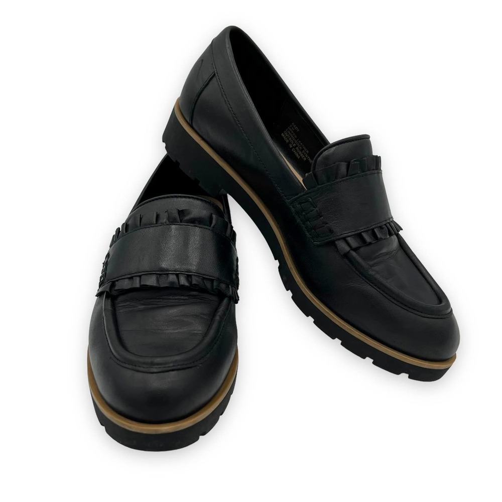 Kate Spade New York Kady Black Leather Loafers Women’s Size 5 EUC